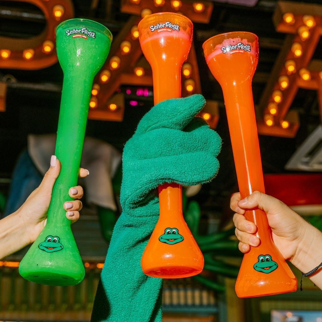 Mexican dishes served at Señor Frog’s Cozumel