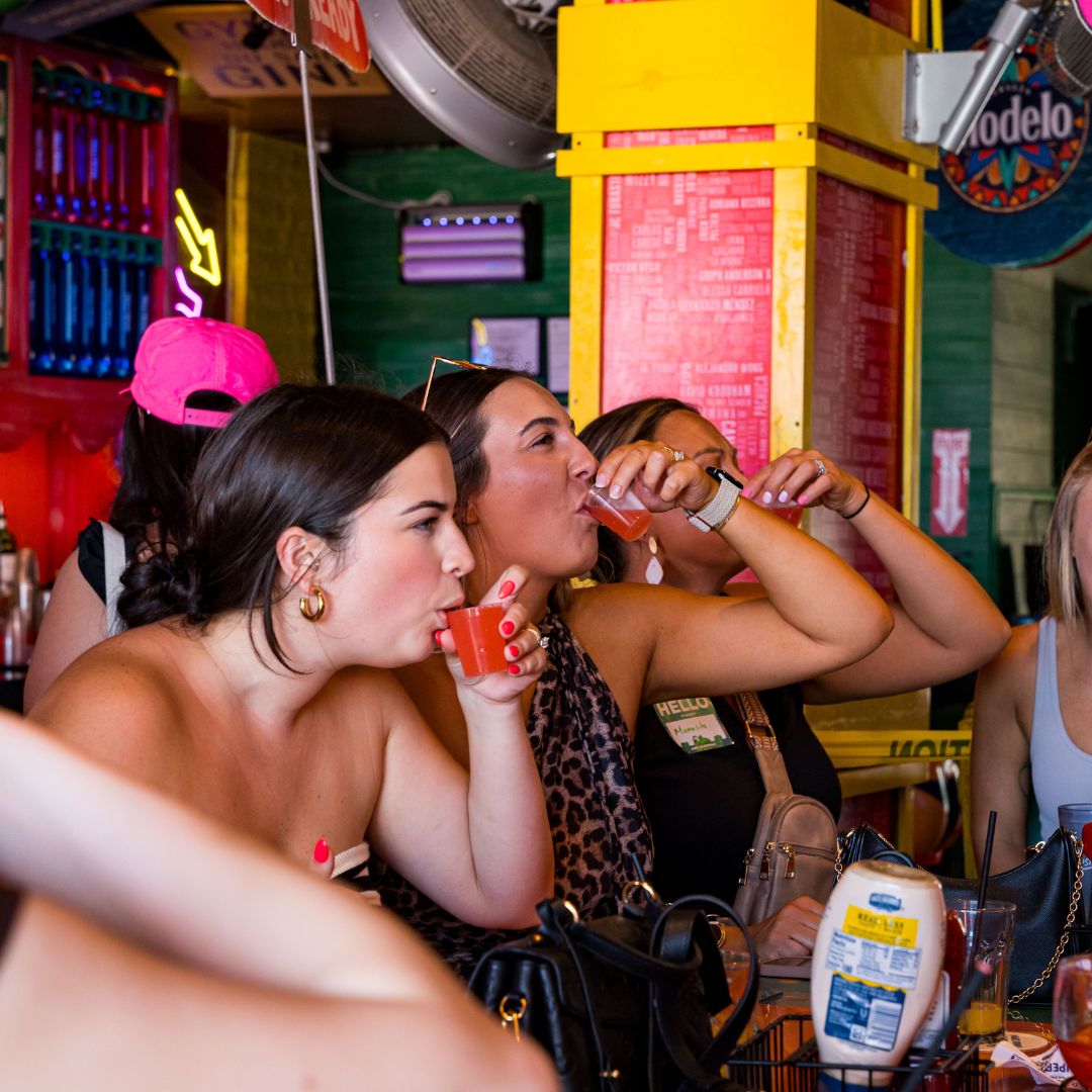 Dancing and music at Señor Frog’s Cozumel