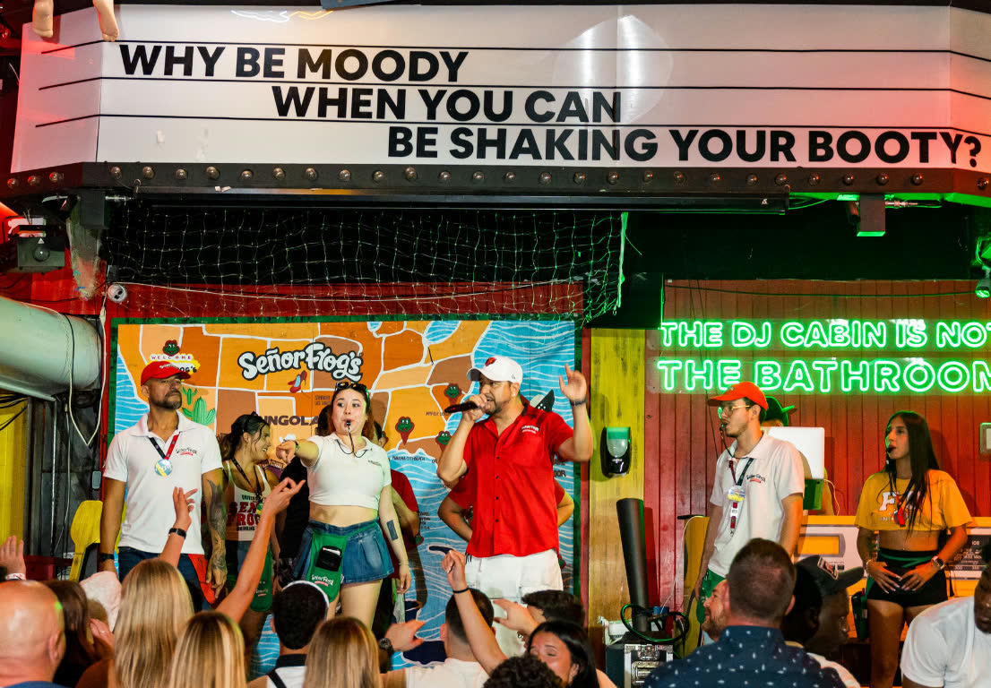 Live show at Señor Frog’s Fort Lauderdale