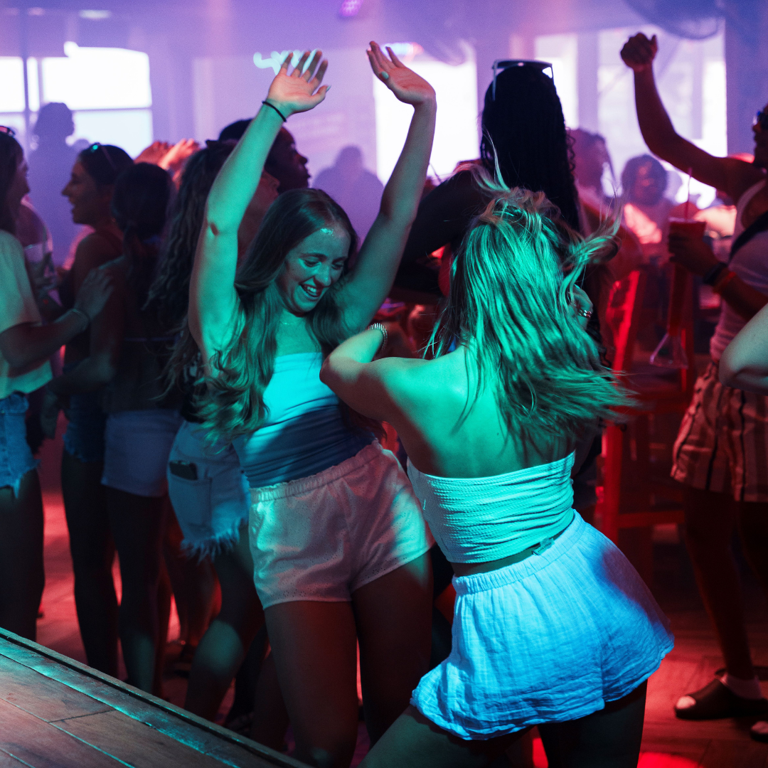 Dancing and music at Señor Frog’s Los Cabos