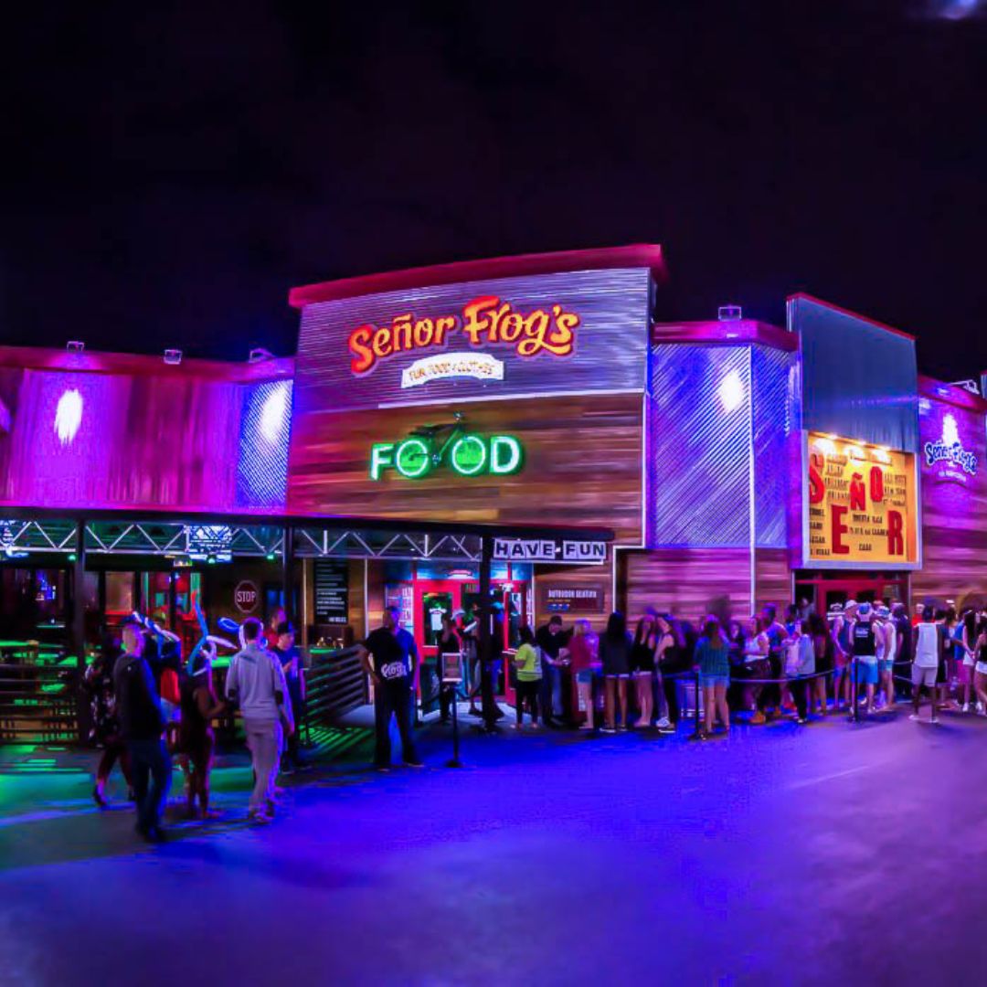 The party atmosphere at Señor Frog’s Myrtle Beach
