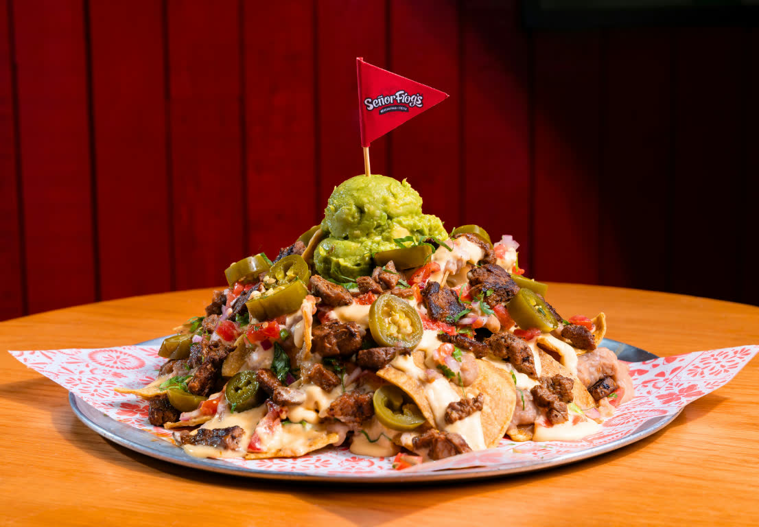Nachos served at Señor Frog’s Myrtle Beach
