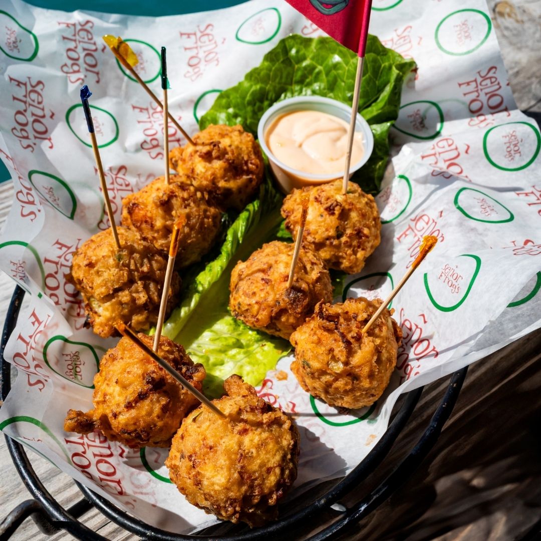 Mexican dishes served at Señor Frog’s Nassau