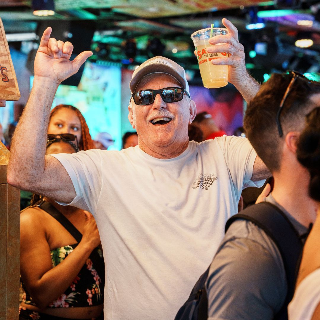 Yard drinks at Señor Frog’s Nassau