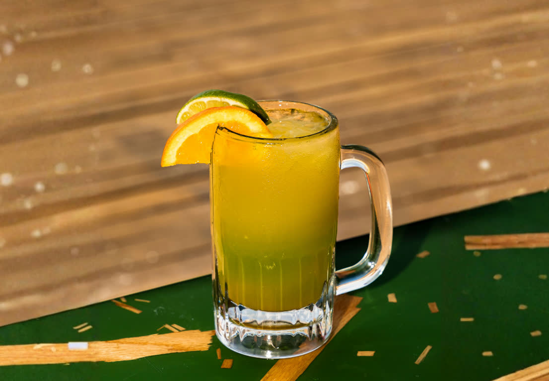 A cold drink at Señor Frog’s Orlando