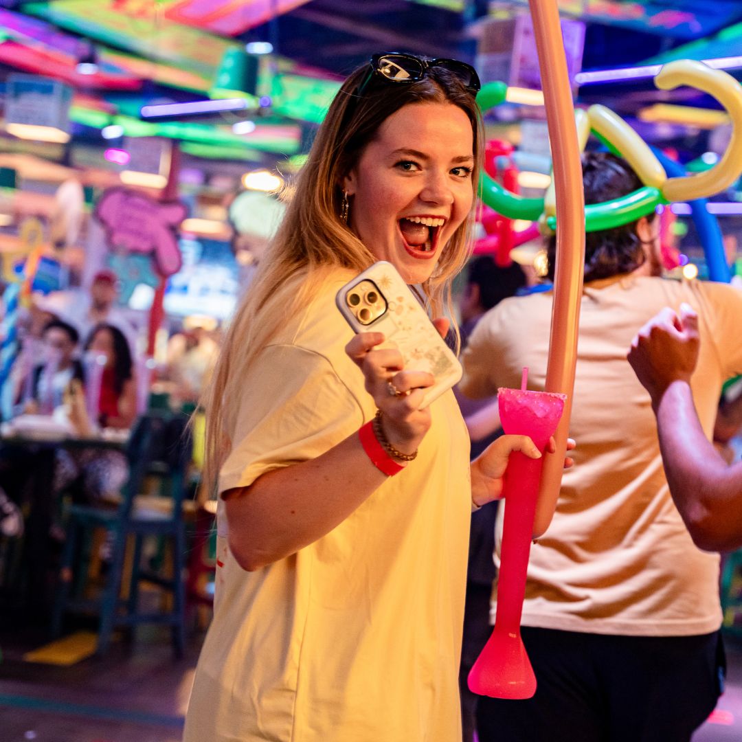 Yard drinks at Señor Frog’s Orlando