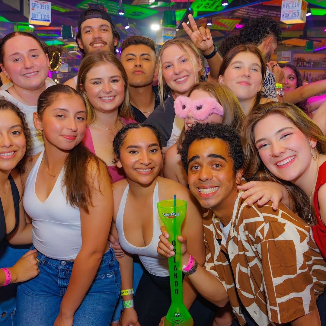 Dancing and music at Señor Frog’s Orlando