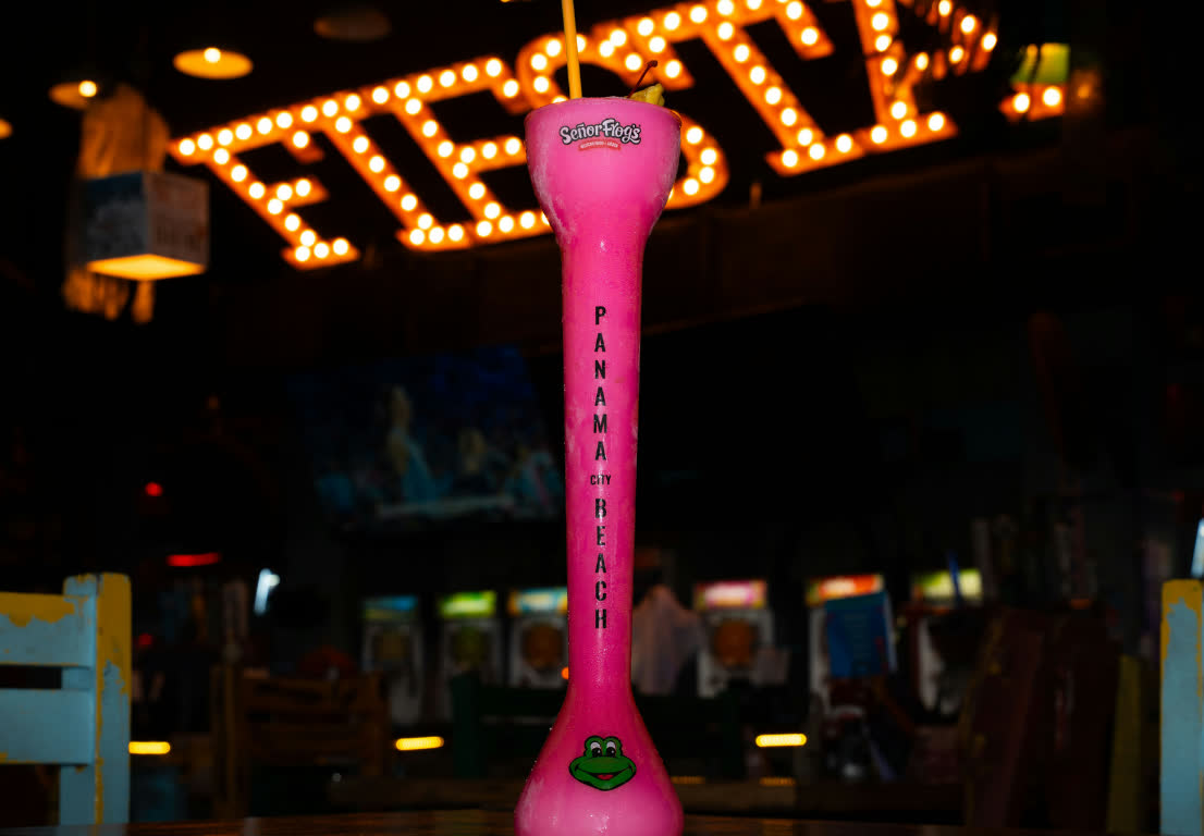 The Fiesta yard drink at Señor Frog’s Panama City Beach