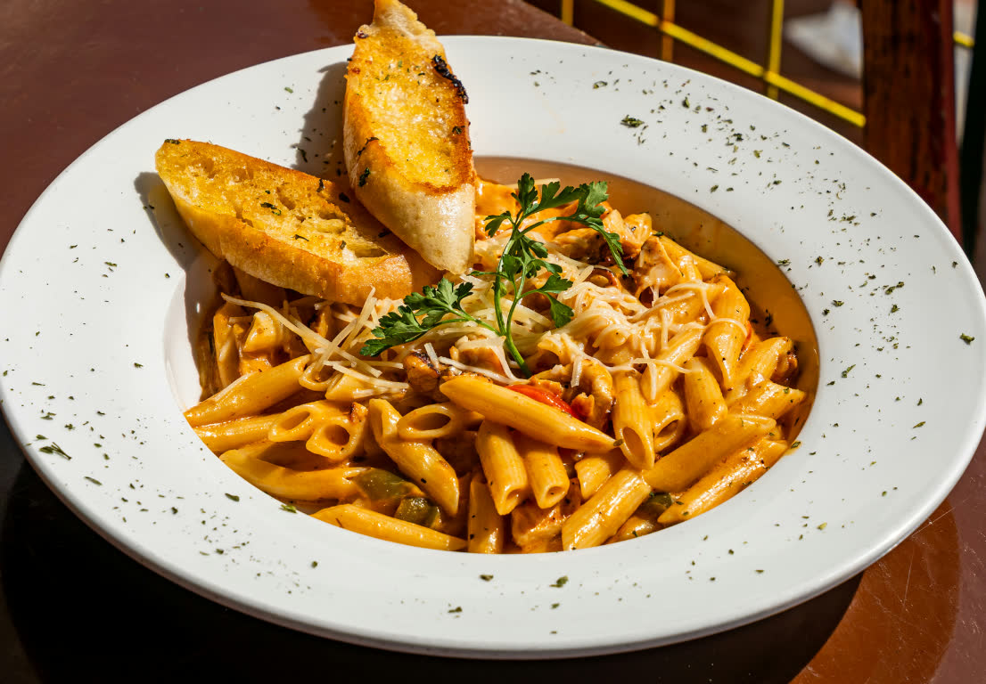 Pasta at Señor Frog’s Panama City Beach
