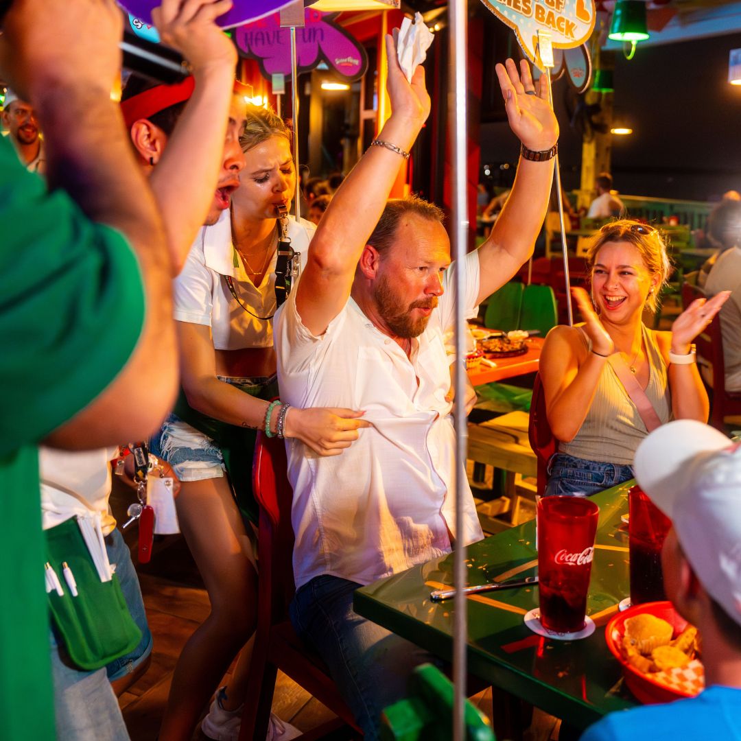 The party atmosphere at Señor Frog’s Pensacola Beach
