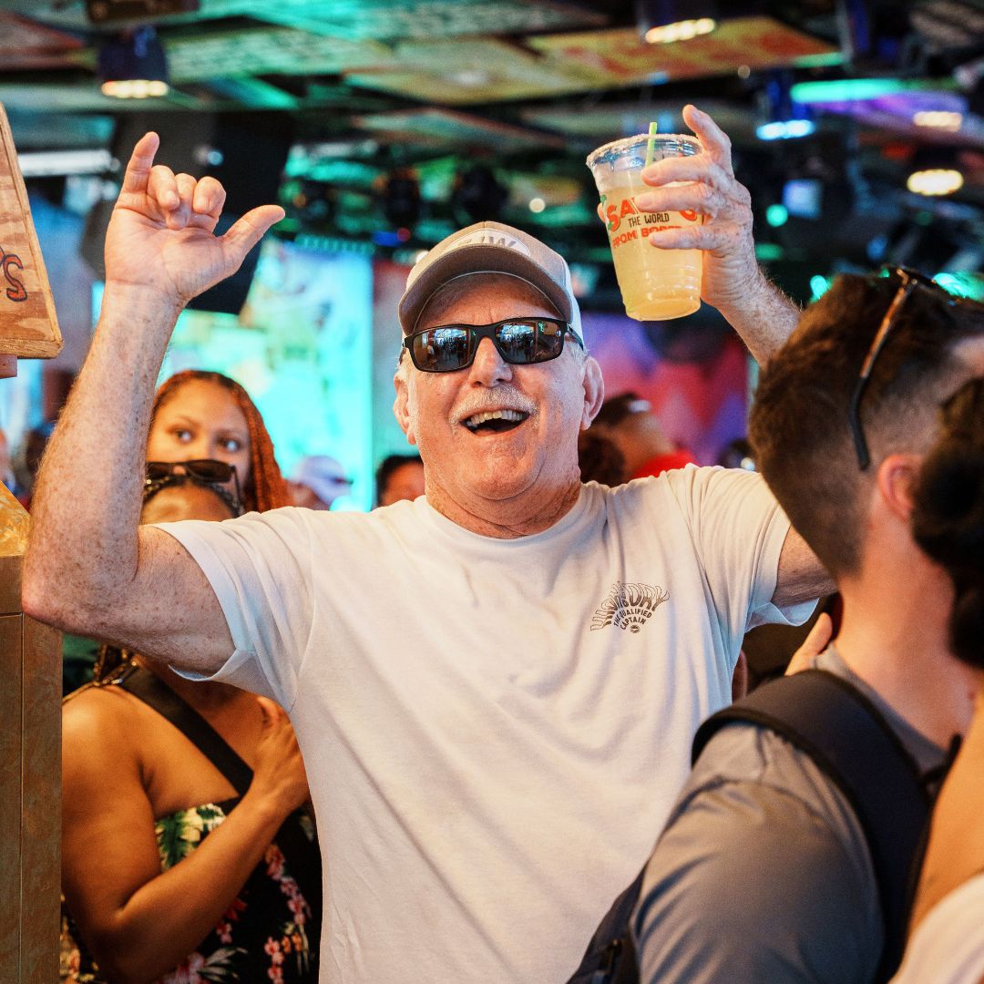 Yard drinks at Señor Frog’s Vallarta