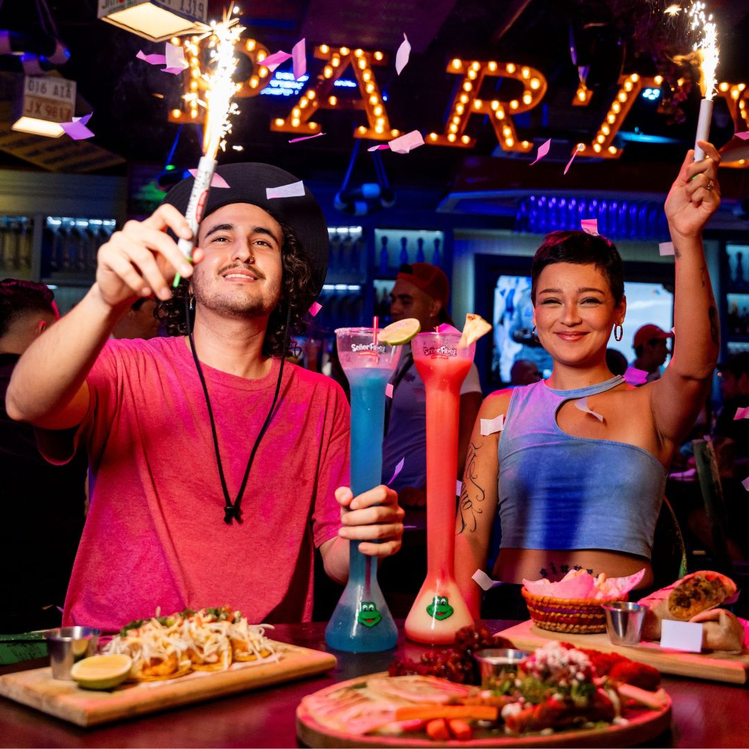Live entertainment at Señor Frog’s Vallarta